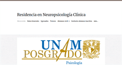 Desktop Screenshot of neuropsicologiafesz.com