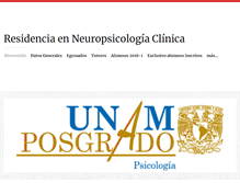 Tablet Screenshot of neuropsicologiafesz.com